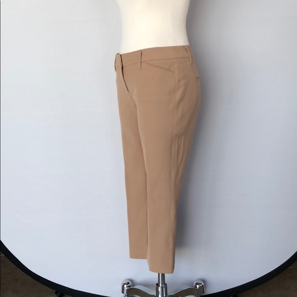 NWT WHBM The Slim  Crop Pant Size 2 Tan - Picture 12 of 15